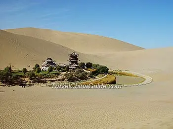 Crescent Lake, Dunhuang, Gansu