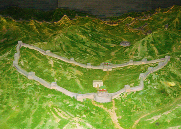 A Model of Great Wall Pass