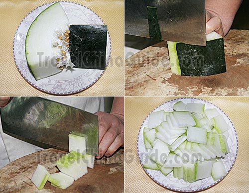 Preparation for Stewed Winter Melon