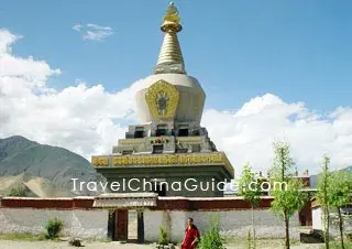 Stupa in Samye Monastery 