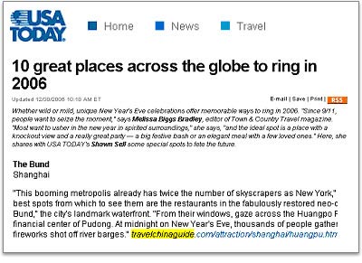 TravelChinaGuide recommended by USA Today