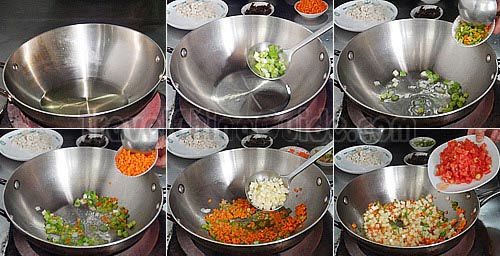 Stir-fry the Vegetables