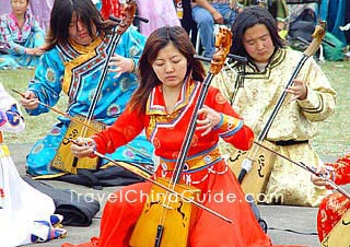 China folk music players