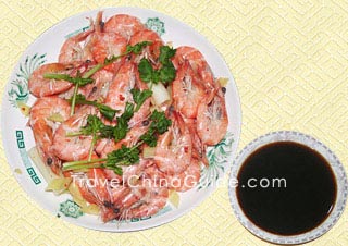 Poached Shrimp