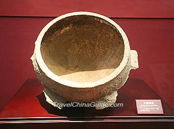 Six-handle Bronze Ketile, Jin Dynasty