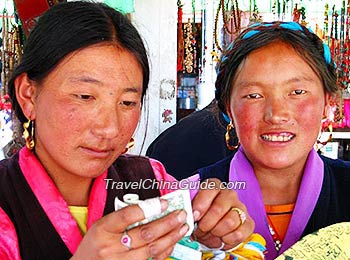 Tibetan Women in Tibet