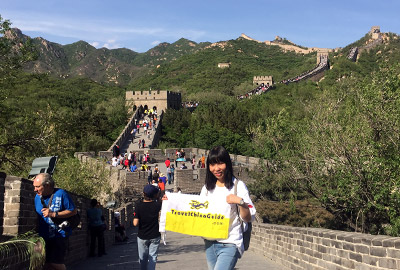 Gloria on the Great Wall, Beijing