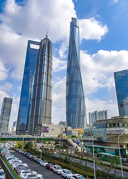 Skyscrapers Cluster in Pudong