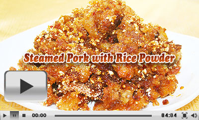 Steamed Pork with Rice Powder