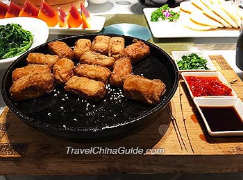 Fried Odorous Tofu