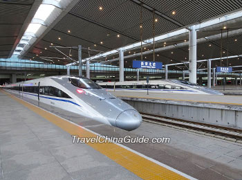 Fast China High Speed Trains 