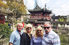 Our Guests in Yu Garden, Shanghai