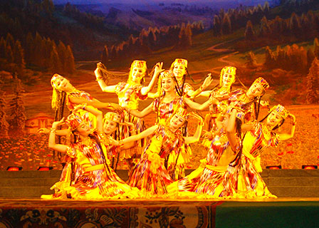 Dance and Sing Performance in Turpan