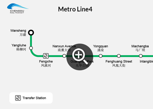 Chengdu Metro Line 4 Map