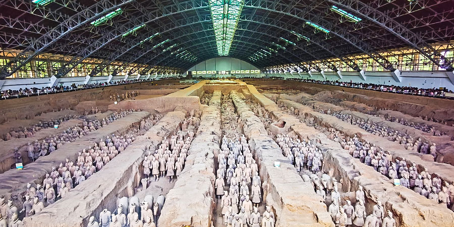 Pit 1 of Terracotta Army