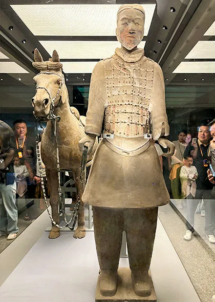 Cavalry Figure and His Horse of Pit 2