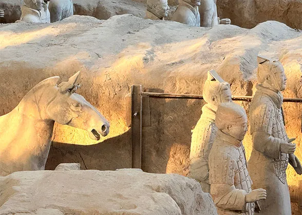 Infantry and Horse in Pit 1