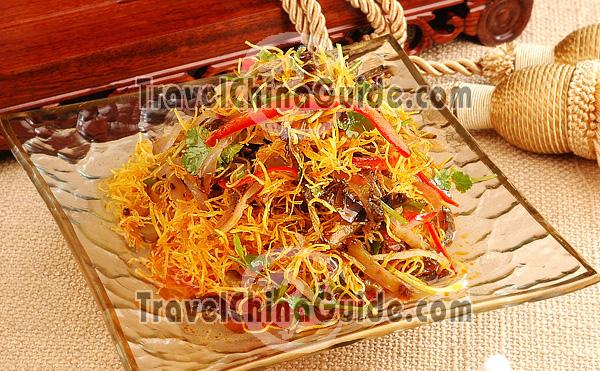 Sea Cucumber with Sweet Potato Strips  CNY22.00