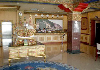 Lobby of the Gang-gyan Lhasa Hotel
