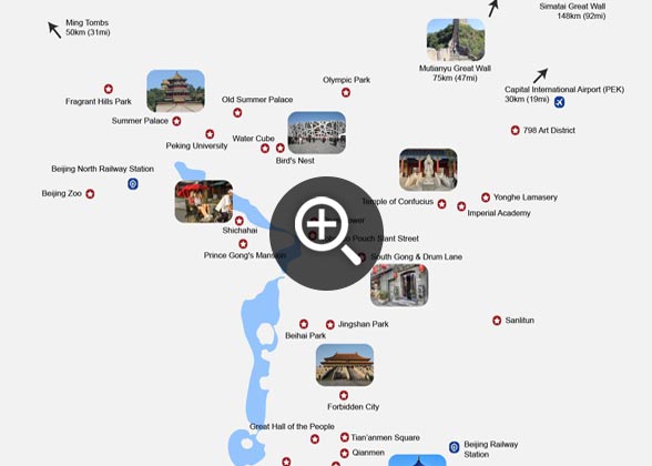 Beijing Tourist Map