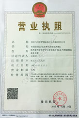 License of Xi'an Marco Polo International Travel Service
