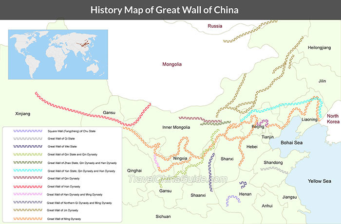 Great Wall History Map