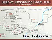 Jinshanling Great Wall Map