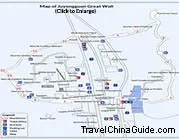 Map of Juyongguan Great Wall