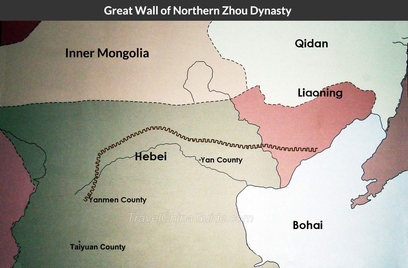 China Great Wall Of Northern And Southern Dynasties