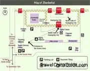 Zhenbeitai Great Wall Map