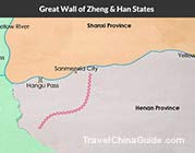 Great Wall Map of Zheng and Han States