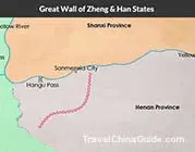 Great Wall Map of Zheng and Han States