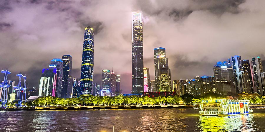 Amazing Night View of Pearl River