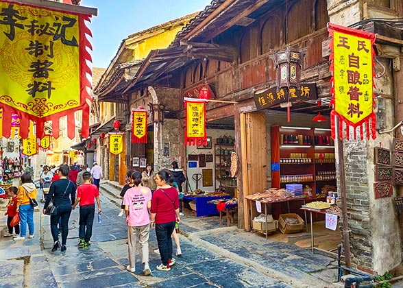 Streetscape of Daxu Ancient Town