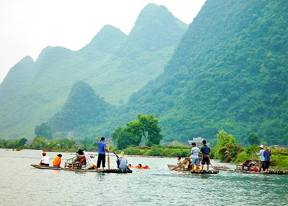 Bamboo Rafting Bamboo Rafting