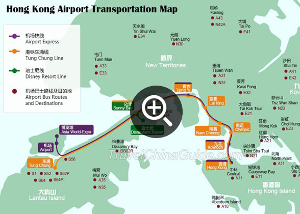 Airport Transportation Map