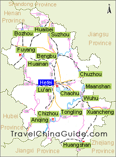 Chizhou Map