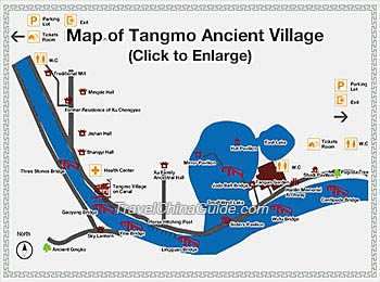 Map of Tangmo Ancient Village