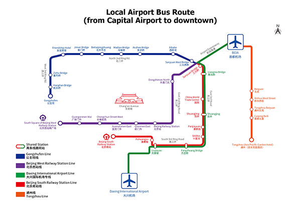 Bus Routes from Capital Airport to Downtown