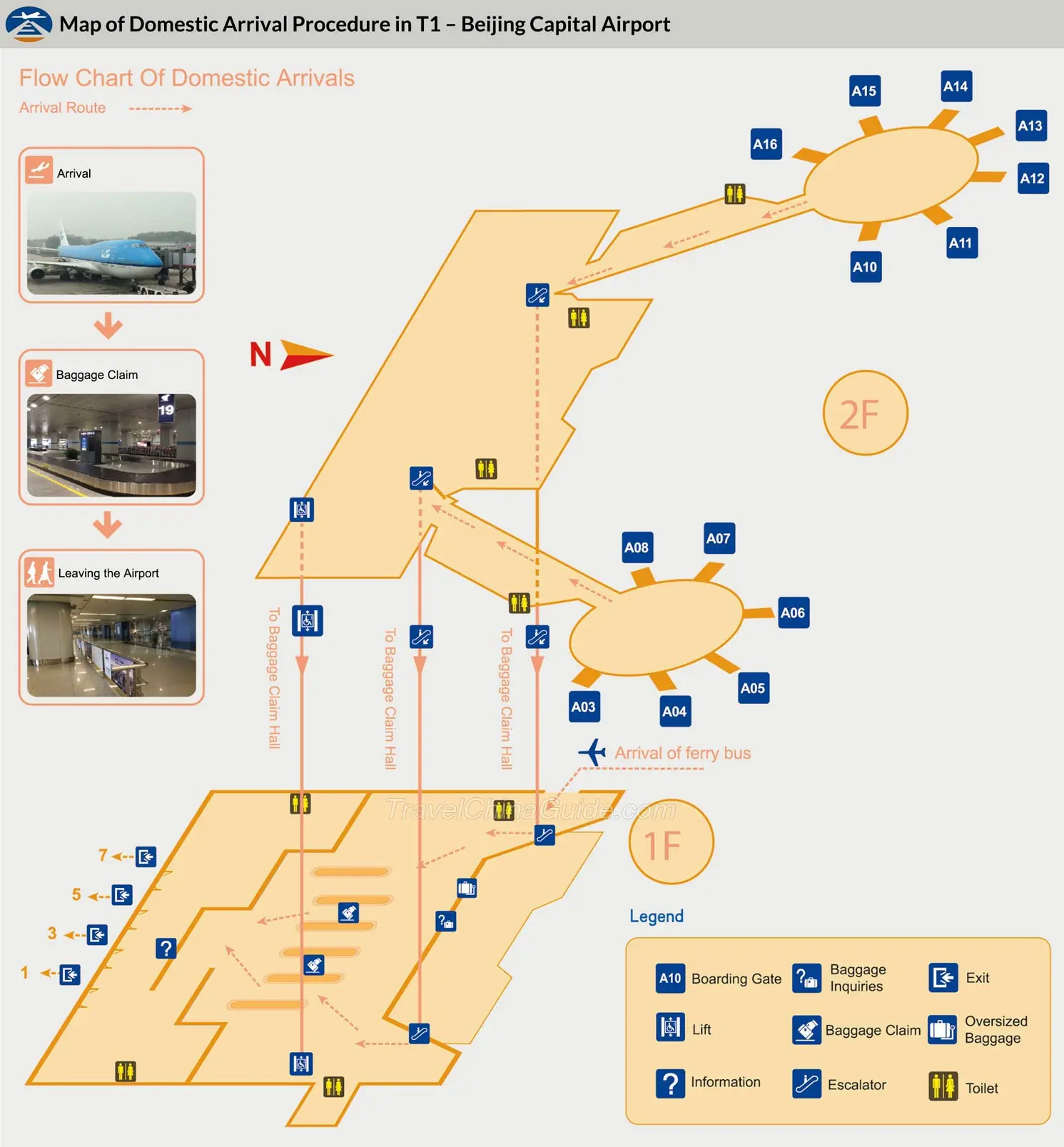 Beijing International Airport Terminal Map