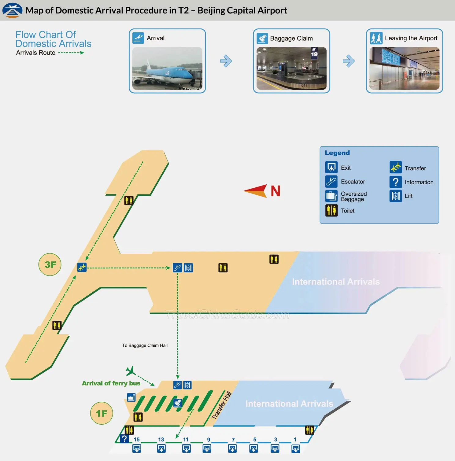 Beijing Capital Airport Terminal 2 Map