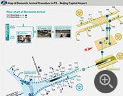 Beijing Capital Airport - Terminal 3 Domestic Arrival Map