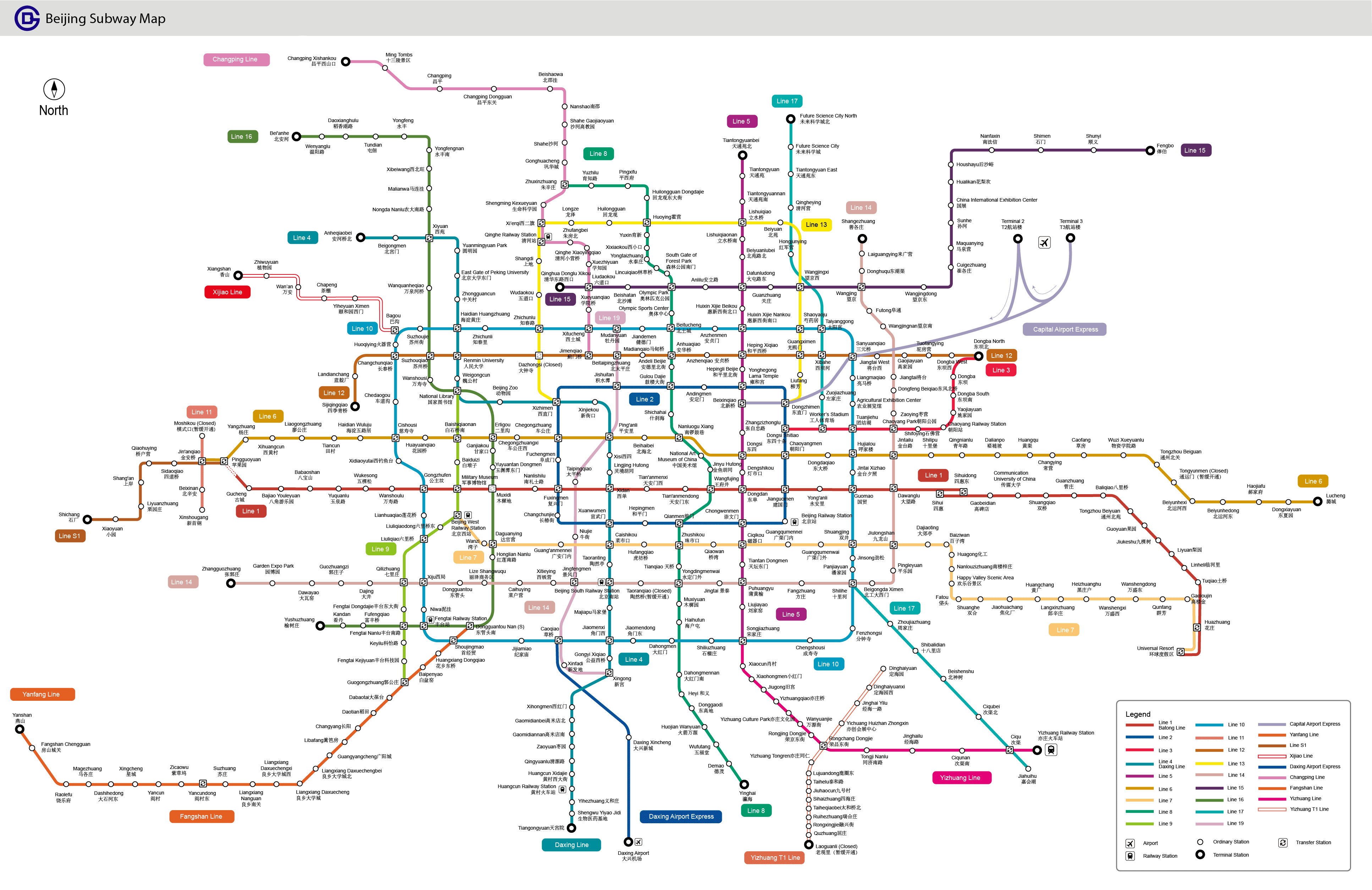 Beijing Subway Metro System With Map Lines Ticket Price