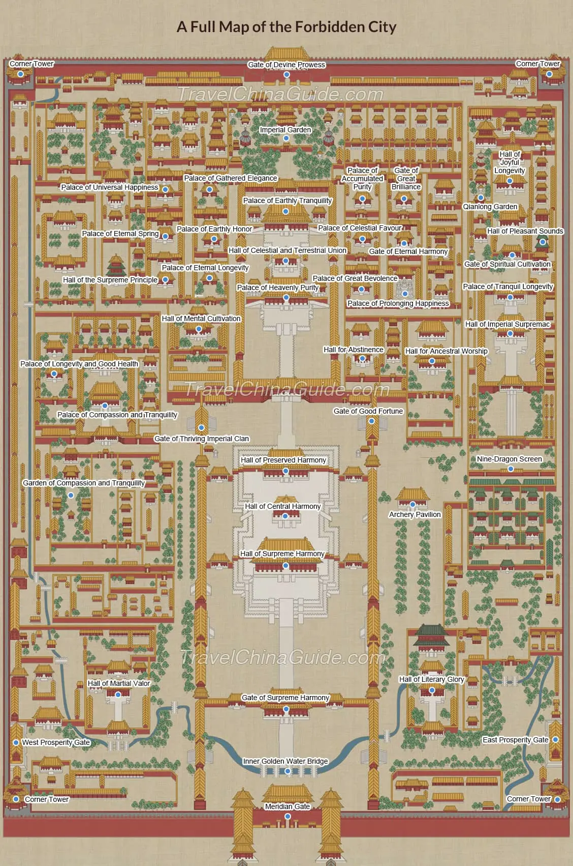 Forbidden City Architecture, Layout, Style, Design, Decoration