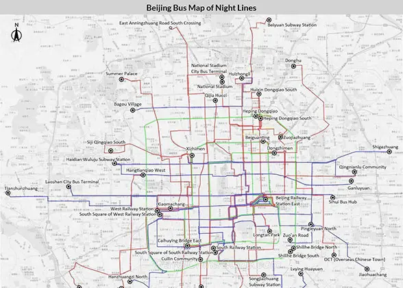 Beijing Night Bus Lines