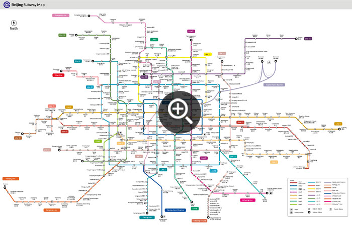 Beijing Subway Maps Metro Planning Map Pdf Download