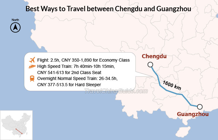 How to Travel Between Chengdu and Guangzhou 