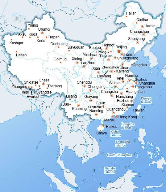 China Map Virtual Tour Maps Of Beijing Shanghai Xi An Guilin