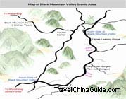 Chongqing Black Mountain Valley Map