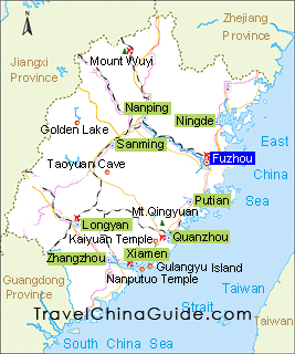 Fujian Map